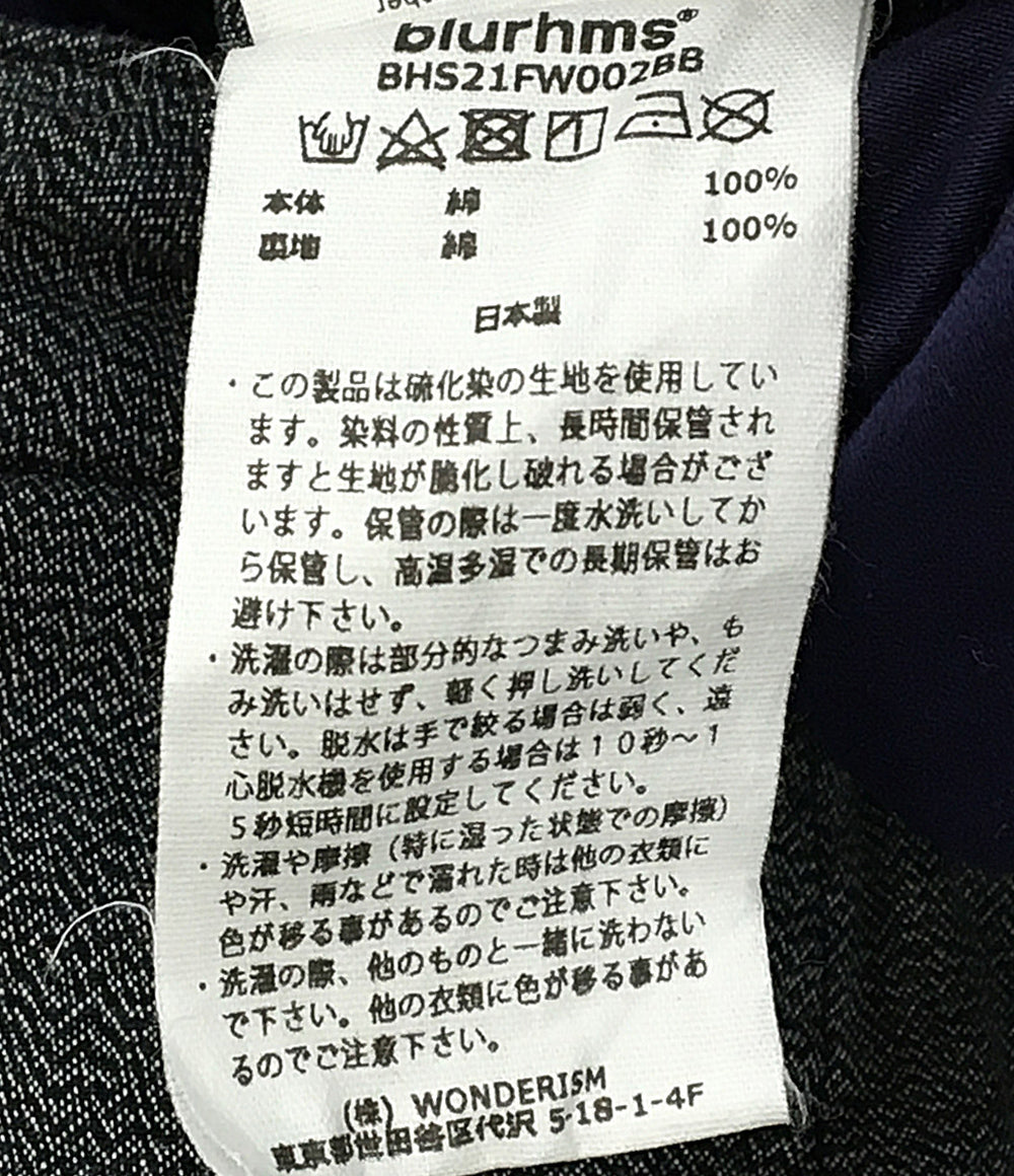 blurhms ブラームス リバーシブルコットン紐パンツ 21AW BHS21FW002BB メンズ SIZE 3