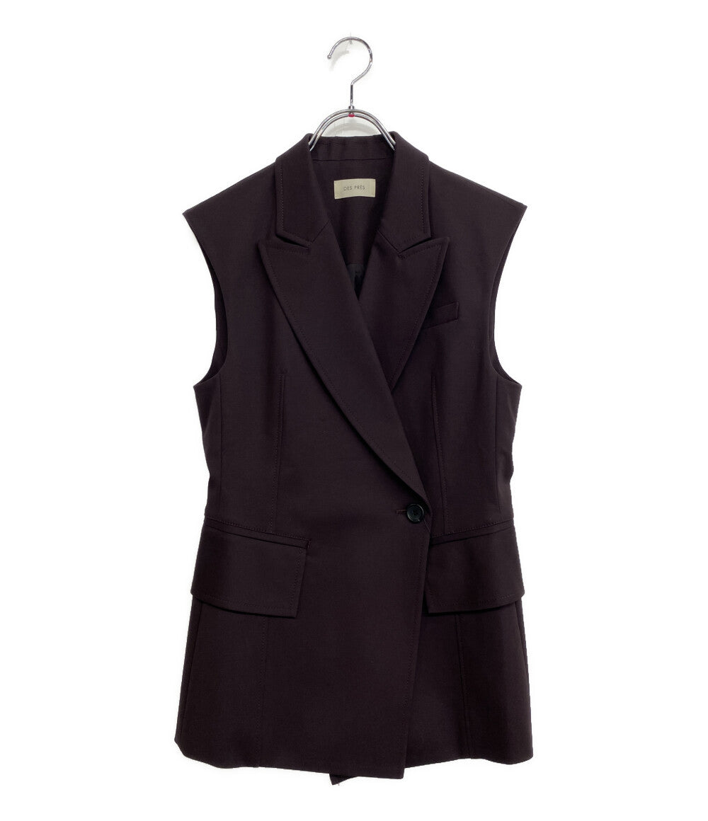 DES PRES ハイカウントコットンジレ 23AW レディース SIZE F デプレ