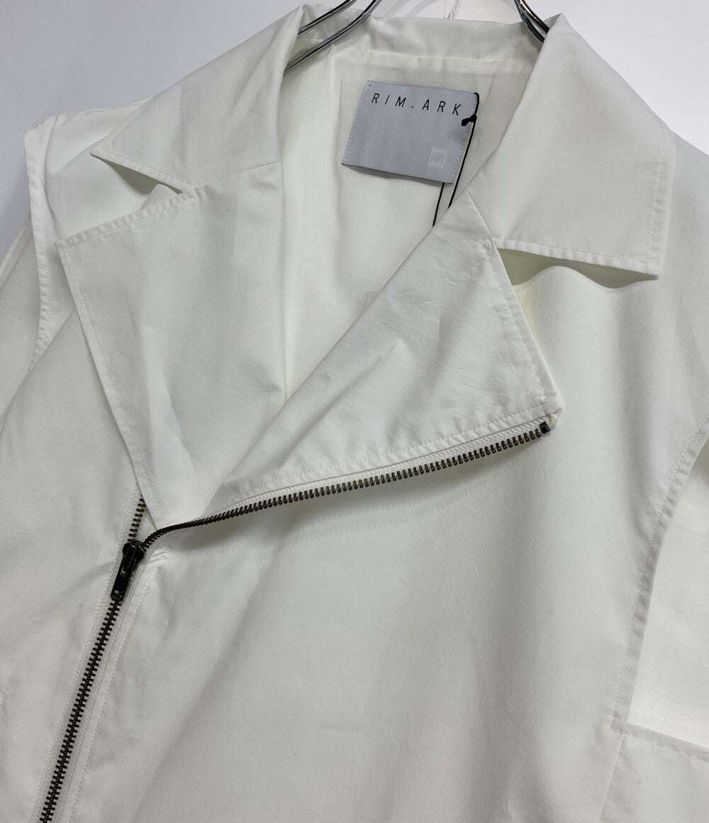 美品 RIM.ARK リムアーク ベスト Over sized riders vest 460HSL30-0600 レディース SIZE F
