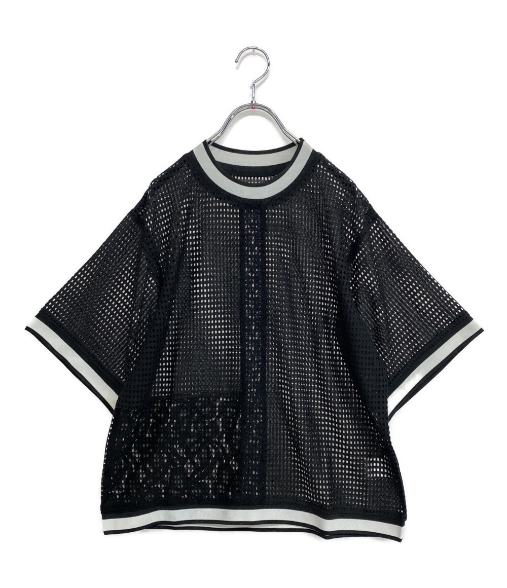 SUM1 STYLE スミスタイル ラインレースTシャツ レディース SIZE F