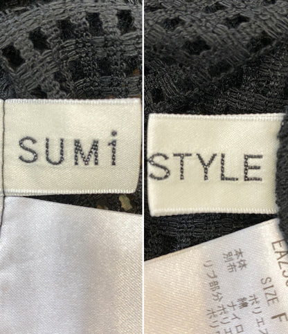 SUM1 STYLE スミスタイル ラインレースTシャツ レディース SIZE F