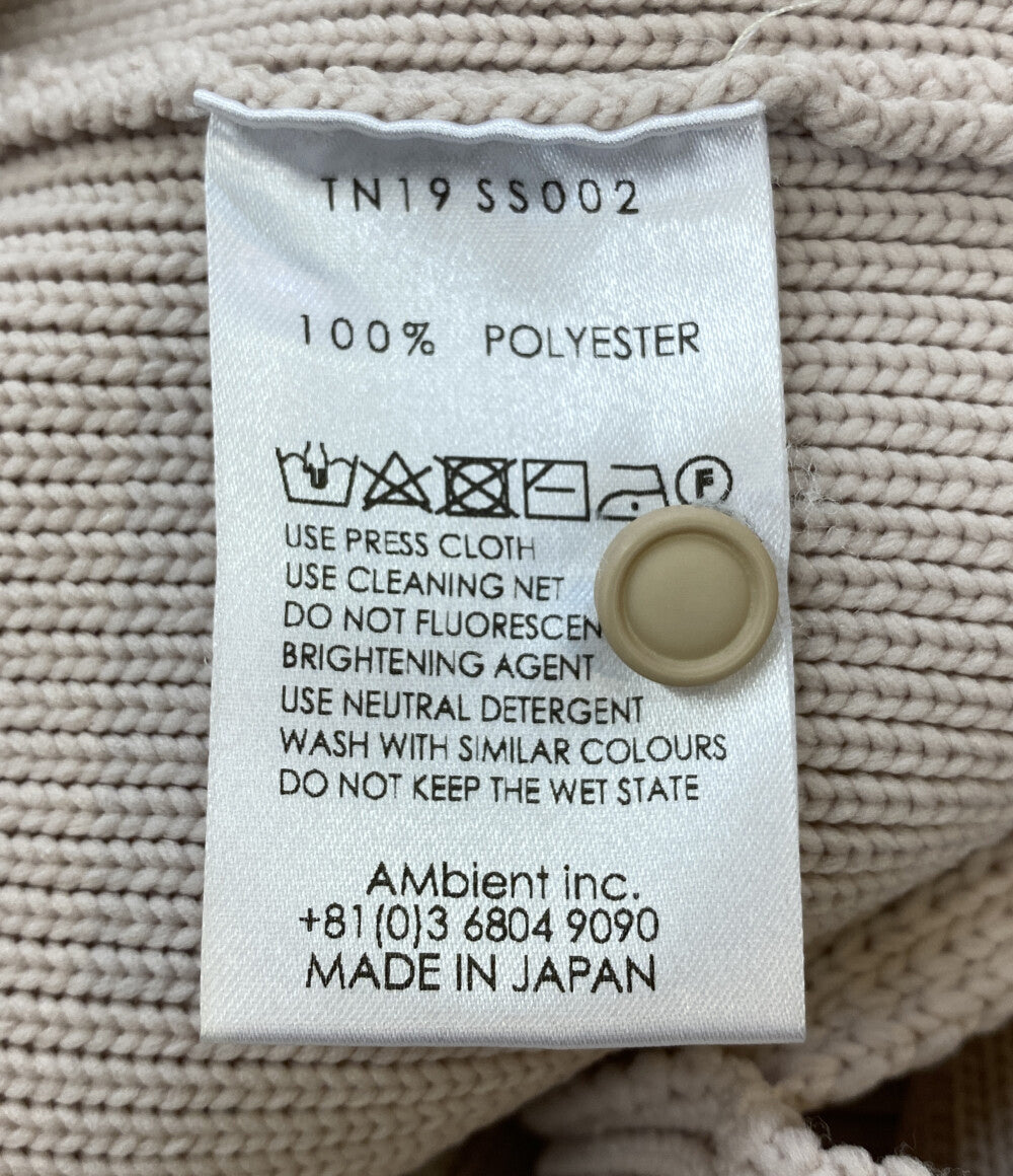 美品 TAN タン レイヤードニットベスト TN19SS002 レディース SIZE -