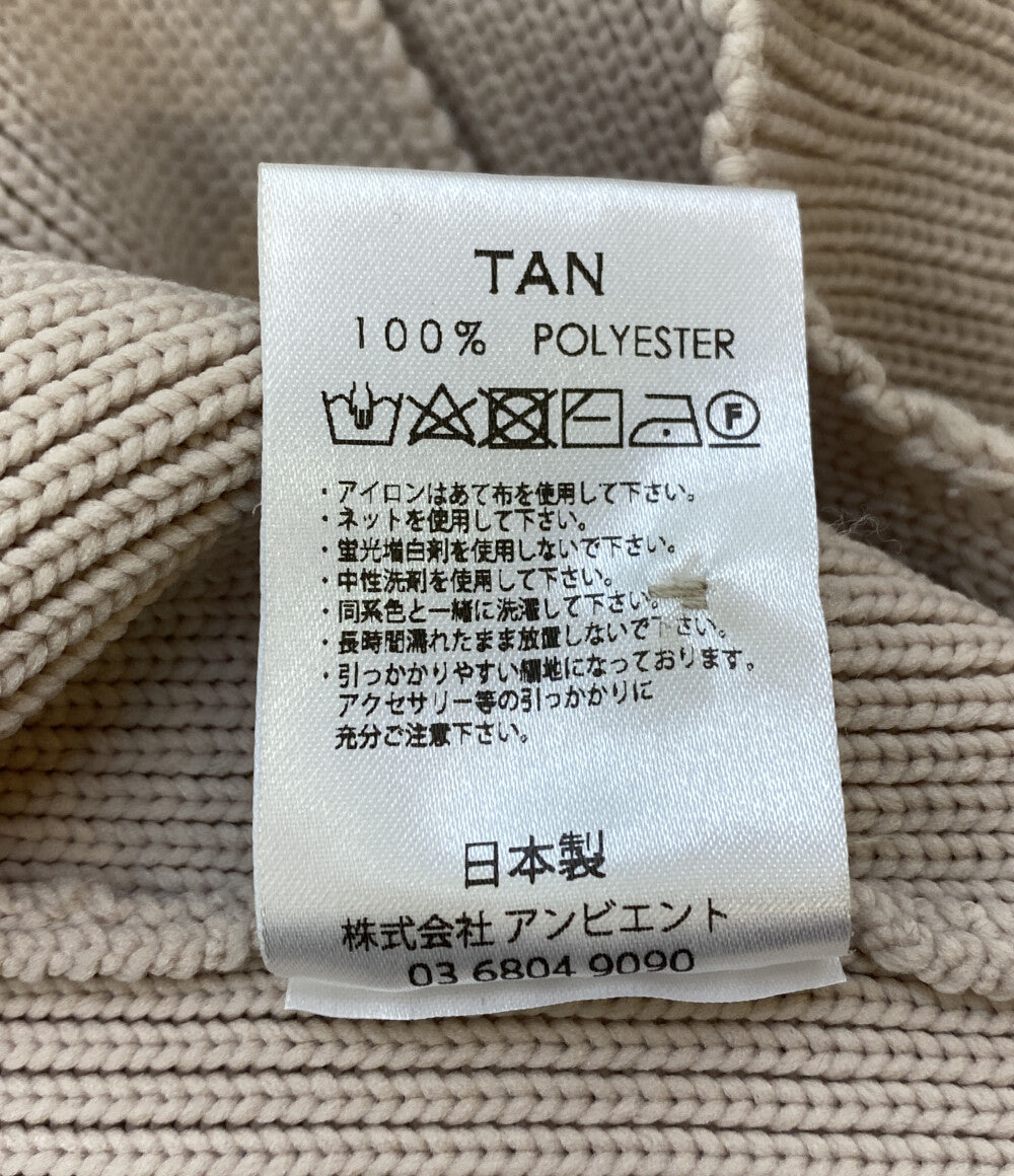美品 TAN タン レイヤードニットベスト TN19SS002 レディース SIZE -