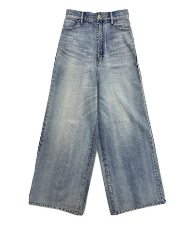 JUHA×AP STUDIO ユハ エーピーストゥディオ ハイウェストワイドデニム 10190801-3 レディース SIZE 3