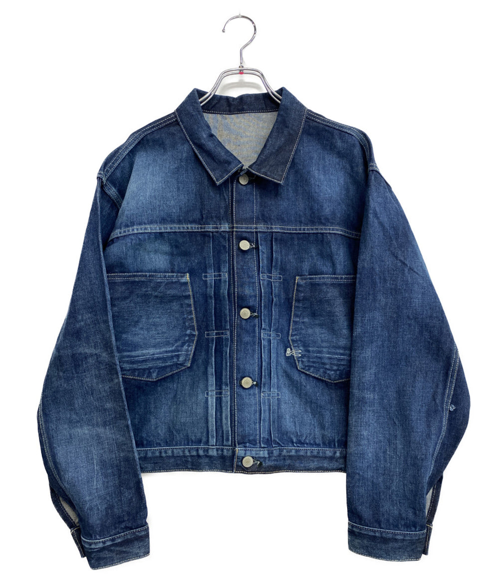 デンハム 美品 デニムジャケット CROP MIJ DENIM JK レディース SIZE F