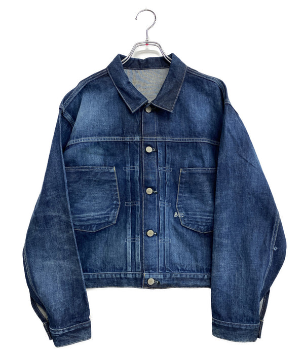 美品 DENHAM デニムジャケット CROP MIJ DENIM JK レディース SIZE F