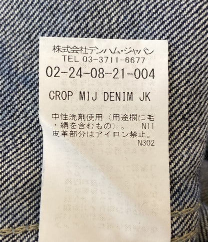 デンハム 美品 デニムジャケット CROP MIJ DENIM JK レディース SIZE F DENHAM