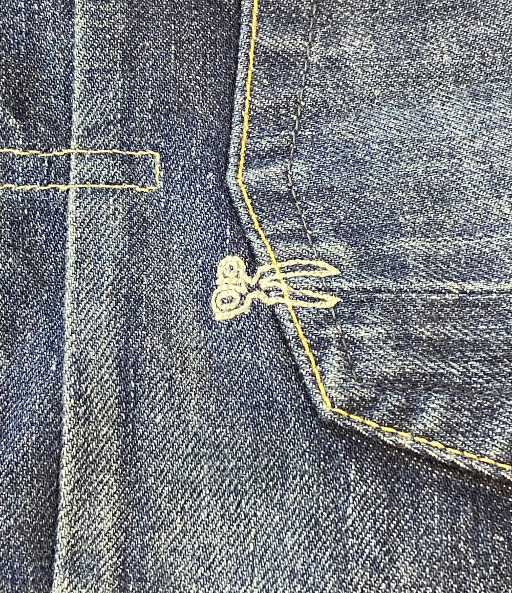 デンハム 美品 デニムジャケット CROP MIJ DENIM JK レディース SIZE F DENHAM