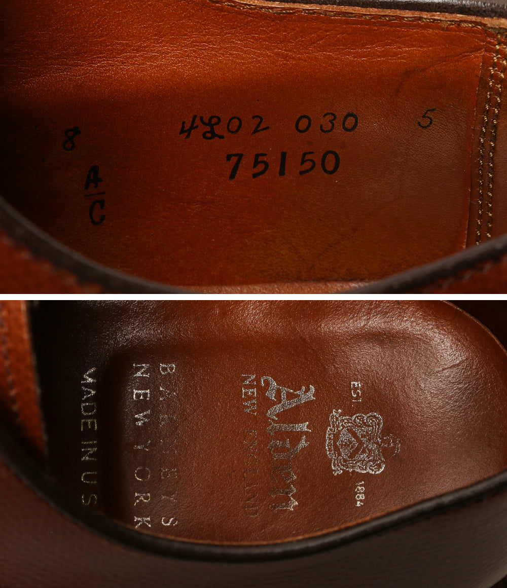 ALDEN×BARNEYS NEW YORK バーニーズ ニューヨーク ドレスシューズ 別注 Uチップ 75150 メンズ SIZE 8C オールデン
