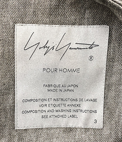 ヨウジヤマモトプールオム テーラードジャケット 24SS HS-J08-300 メンズ SIZE 3 YOHJI YAMAMOTO POUR HOMME