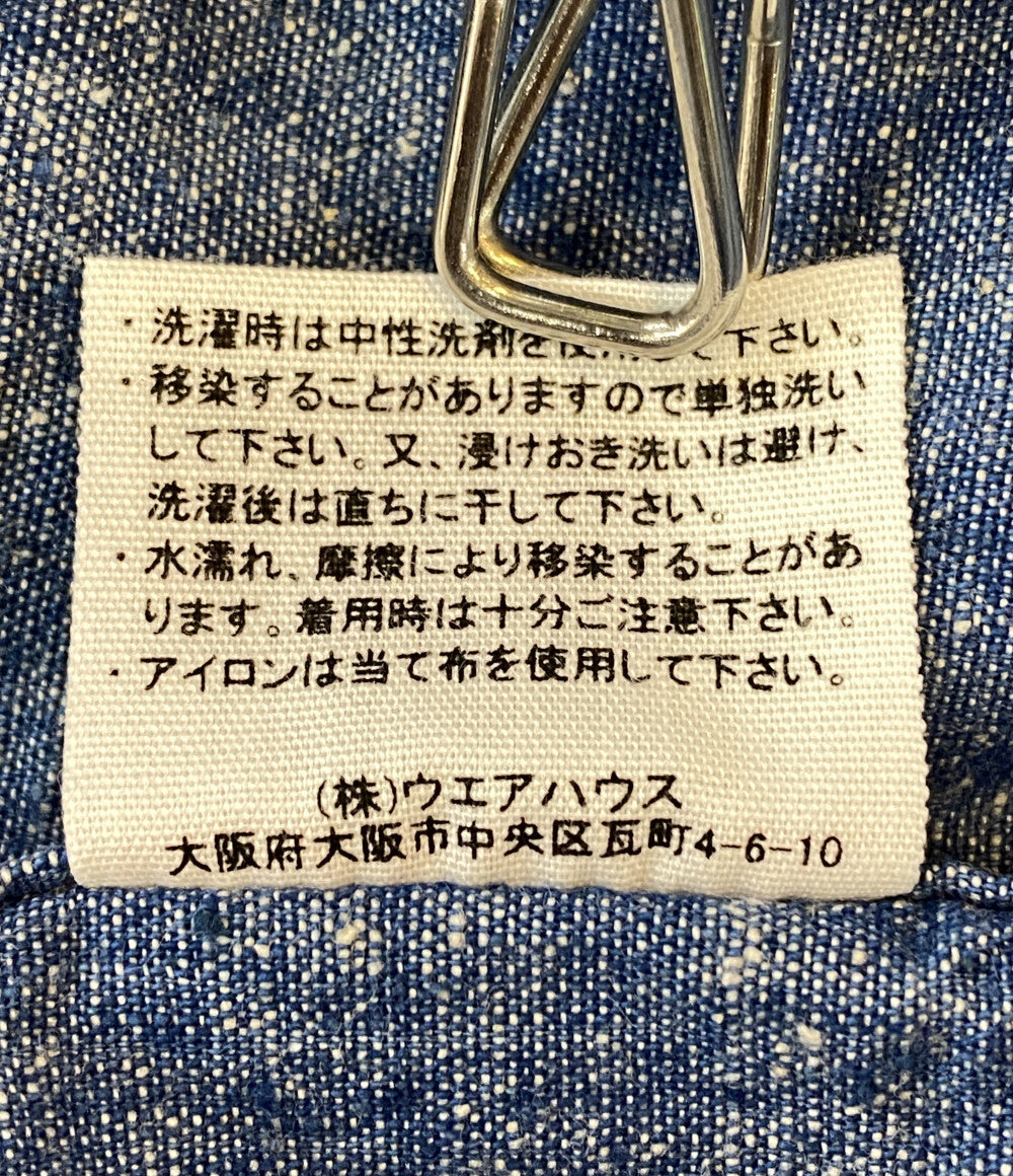 WAREHOUSE＆CO ウエアハウスカンパニー 半袖シャツ Lot 3080 S S CHAMBRAY WORK SHIRTS メンズ SIZE 40