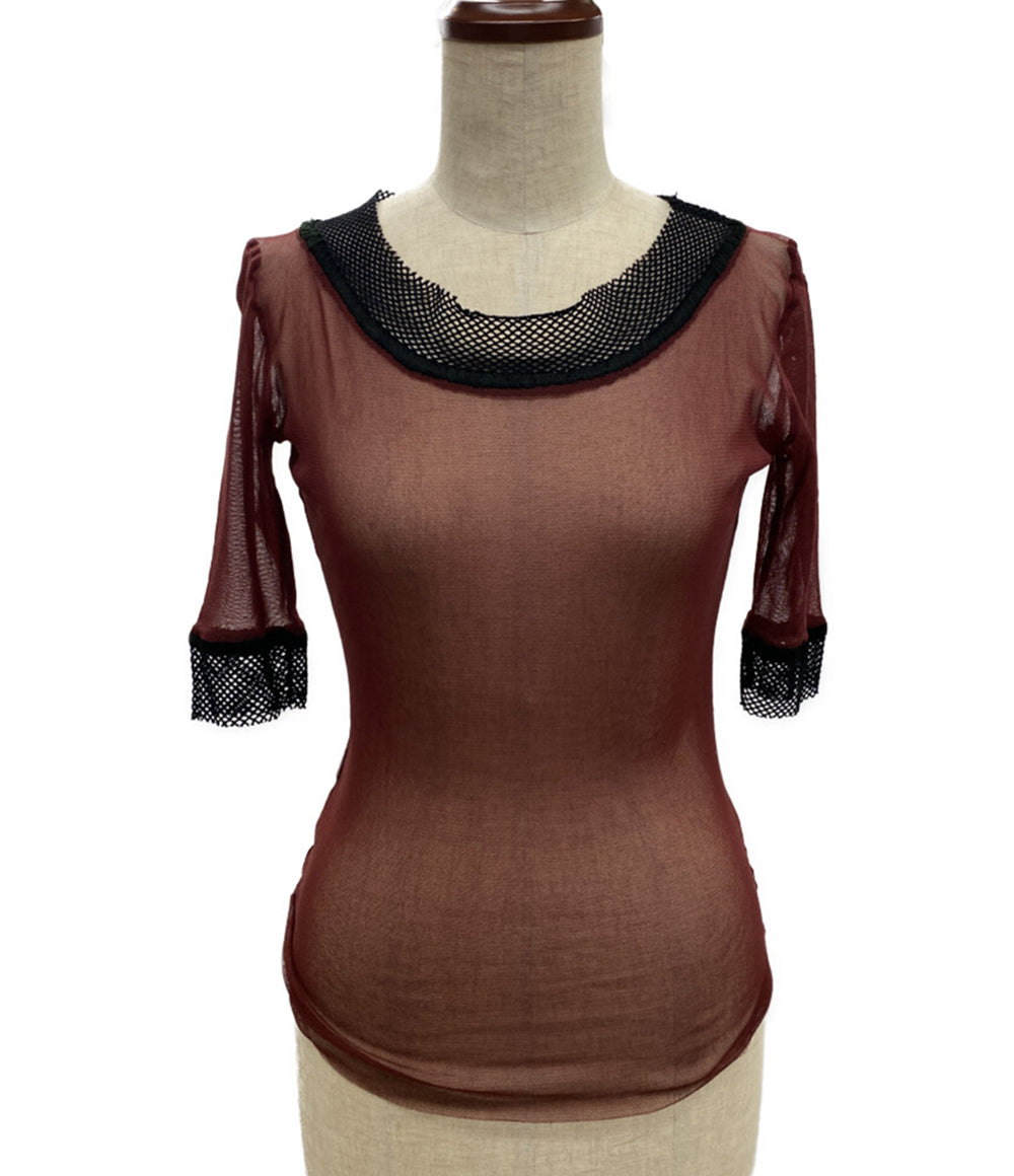 ジャンポールゴルチエクラシック メッシュ切替パワーネットカットソー 90-00S レディース SIZE 40 JEAN PAUL GAULTIER CLASSIQUE