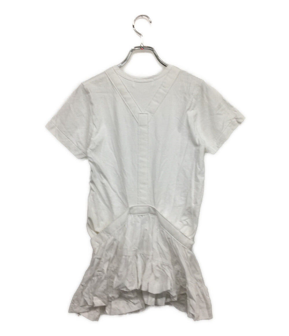 コムデギャルソン 半袖Ｔシャツ ベルテッドフリルカットソー 24ss レディース SIZE S COMME des GARCONS GIRL