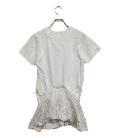 コムデギャルソン 半袖Ｔシャツ ベルテッドフリルカットソー 24ss レディース SIZE S COMME des GARCONS GIRL