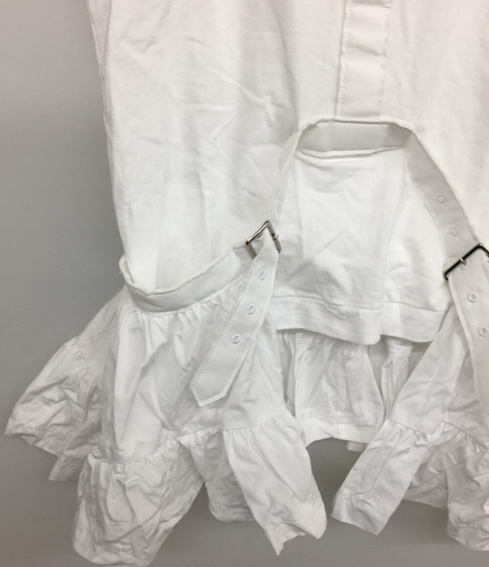 コムデギャルソン 半袖Ｔシャツ ベルテッドフリルカットソー 24ss レディース SIZE S COMME des GARCONS GIRL
