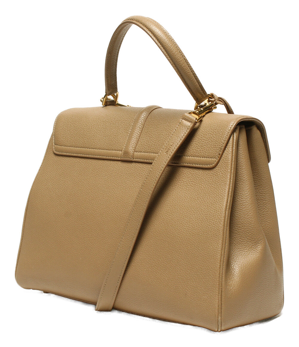 CELINE 2wayハンドバッグ セーズ16 ベージュ レディース セリーヌ