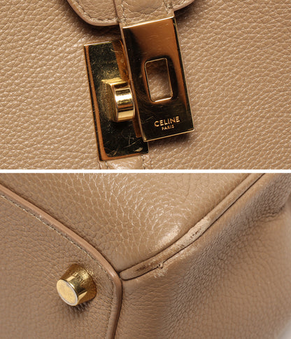 CELINE 2wayハンドバッグ セーズ16 ベージュ レディース セリーヌ