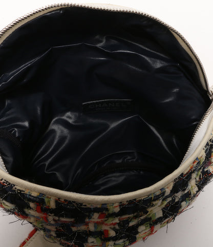 CHANEL 2WAYウエストバッグ ダブルチェーン ツイード 17SS レディース シャネル