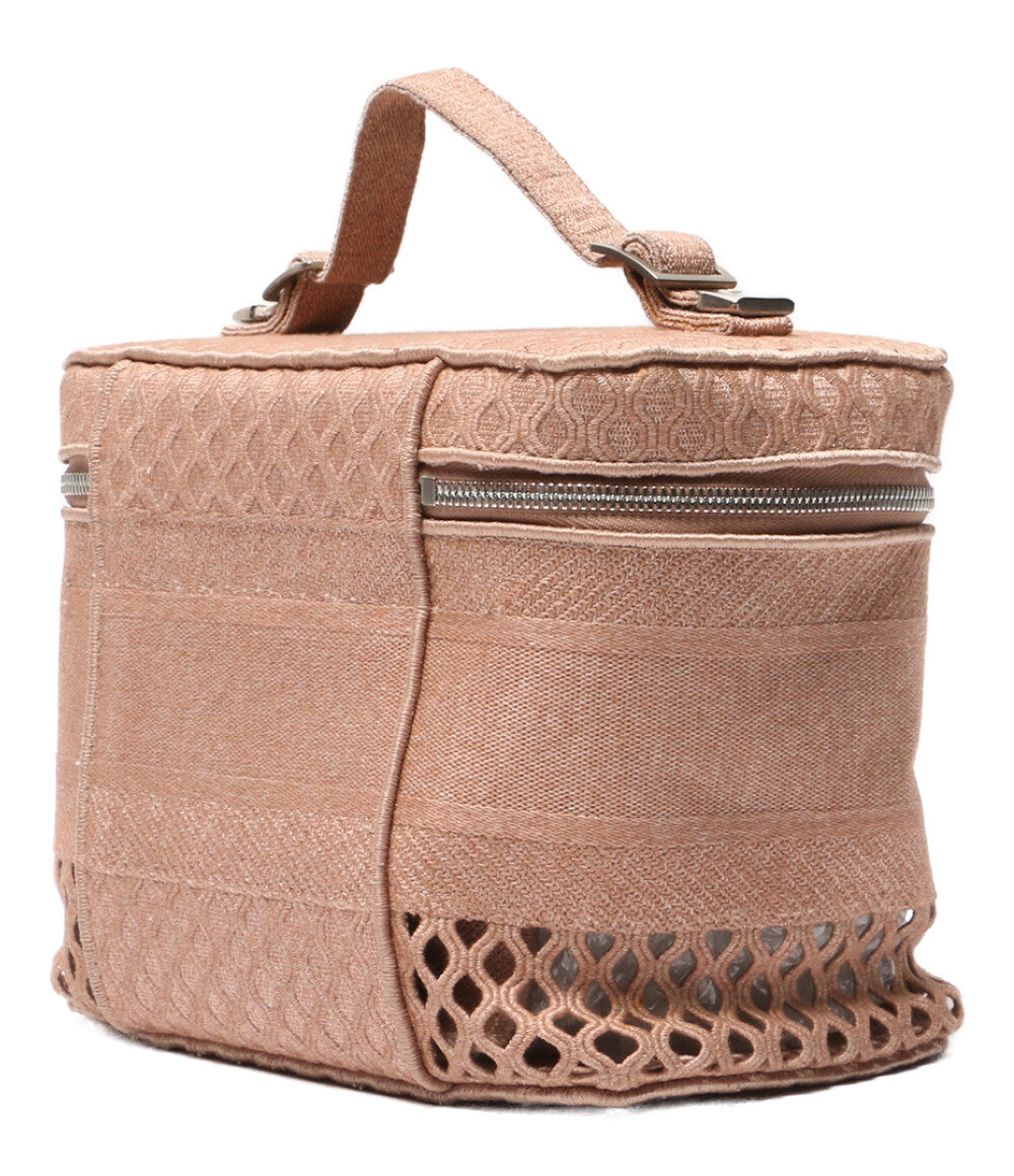 Christian Dior トラベル バニティバッグ ケース ピンク レディース クリスチャンディオール