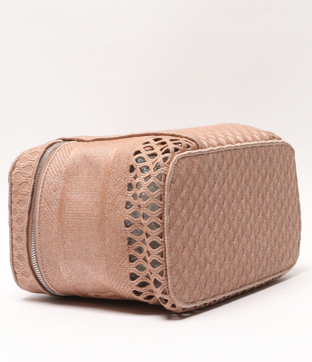 Christian Dior トラベル バニティバッグ ケース ピンク レディース クリスチャンディオール