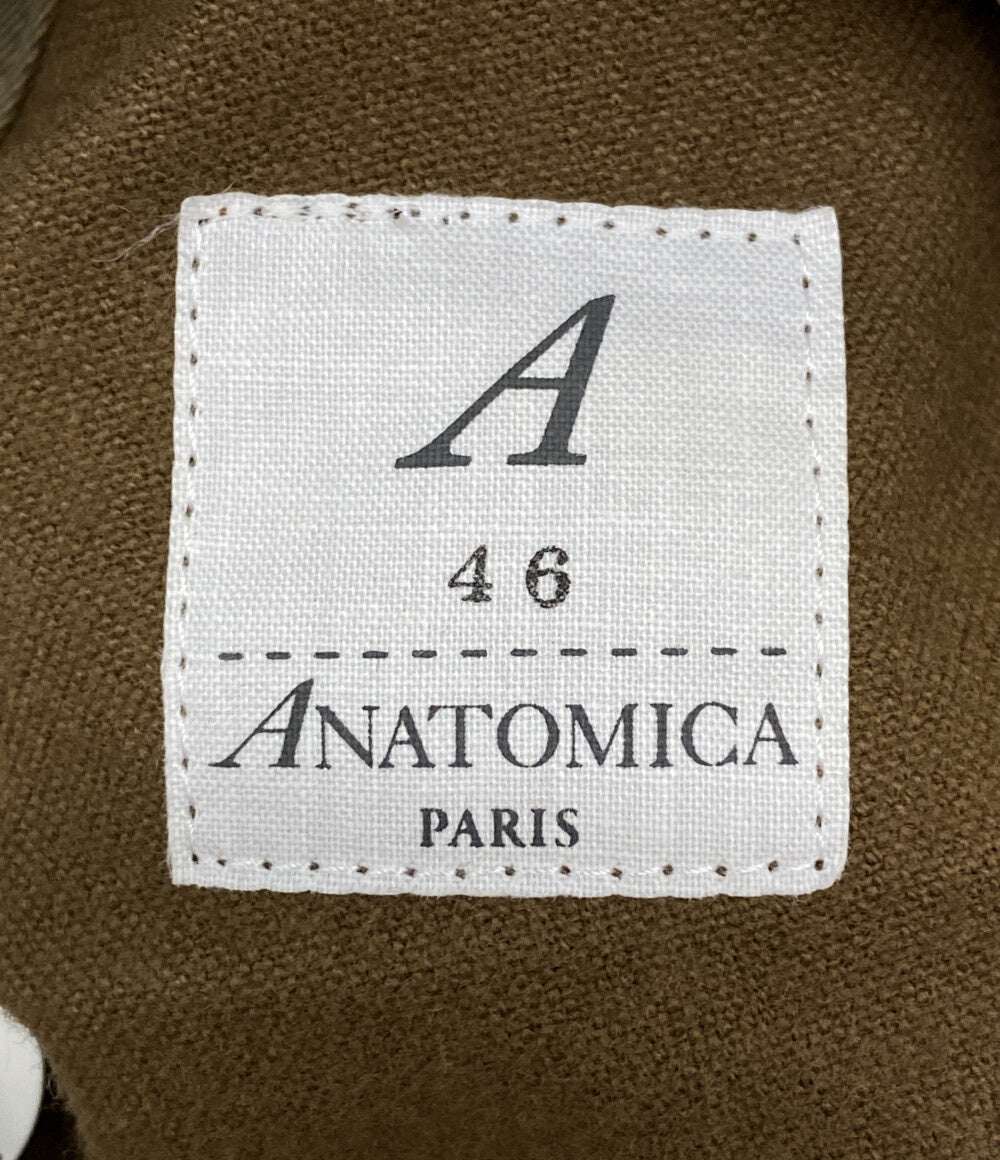 美品 ANATOMICA アナトミカ コート SINGLE RAGLAN COAT 2 リバーシブル 24AW メンズ SIZE 46