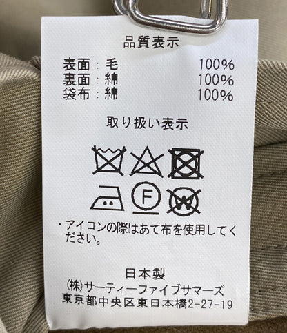 美品 ANATOMICA アナトミカ コート SINGLE RAGLAN COAT 2 リバーシブル 24AW メンズ SIZE 46