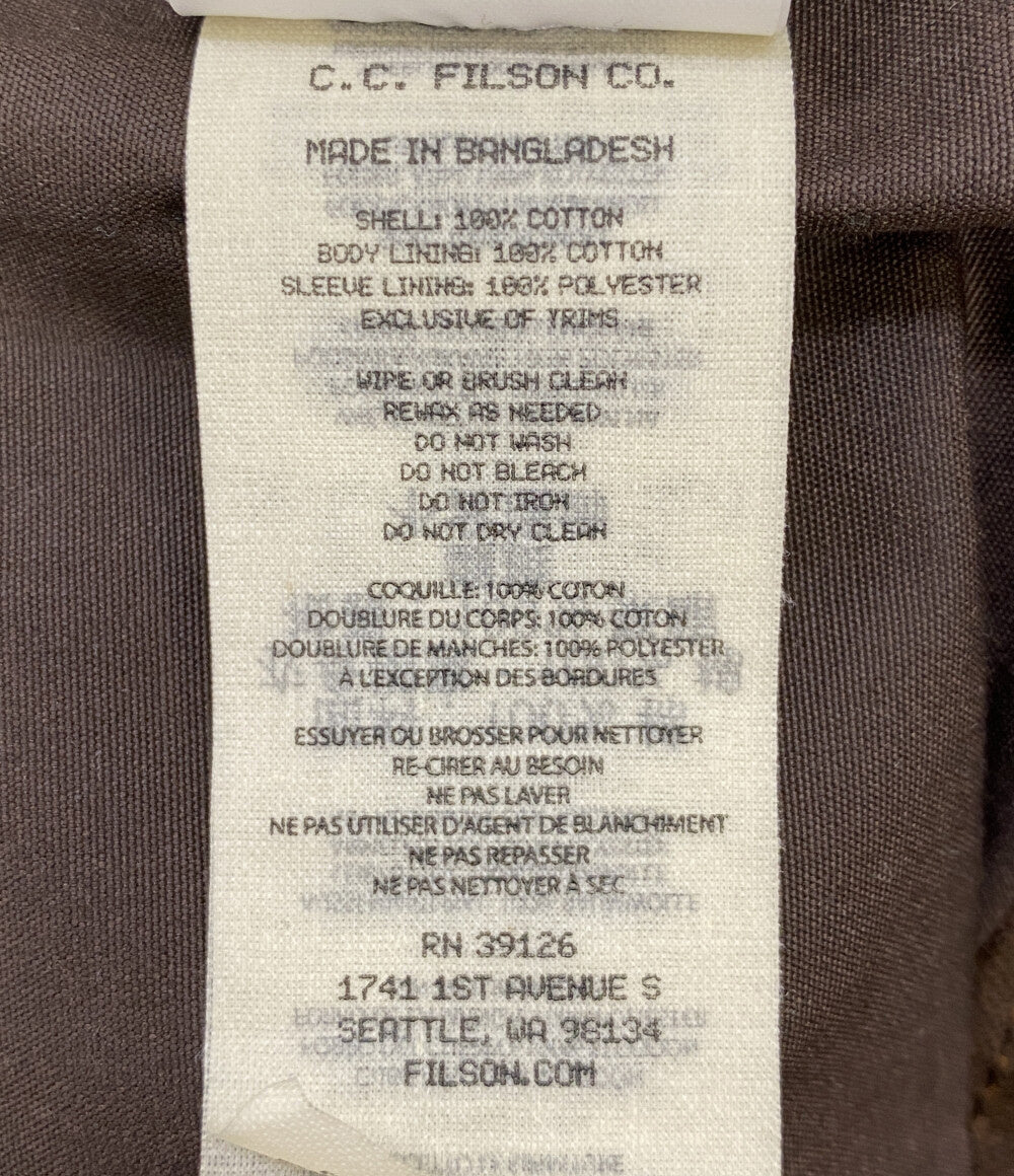 フィルソン ジャケット TIN CLOTH SHORT LINED CRUISER メンズ SIZE XS FILSON