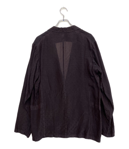 mando テーラードジャケット GARMENT DYE PAISLEY JACKET ボルドー 24AW メンズ SIZE 2 マンド