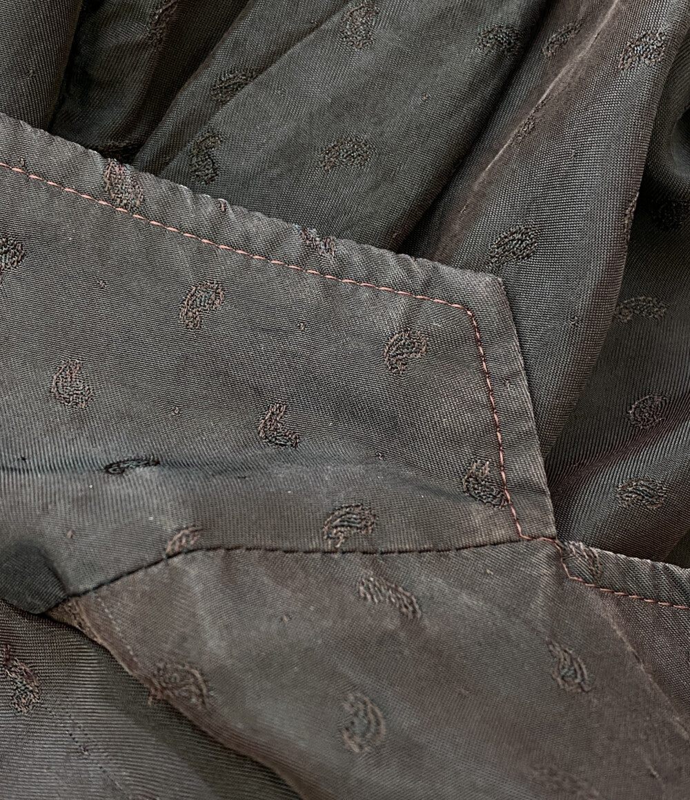 mando テーラードジャケット GARMENT DYE PAISLEY JACKET ボルドー 24AW メンズ SIZE 2 マンド