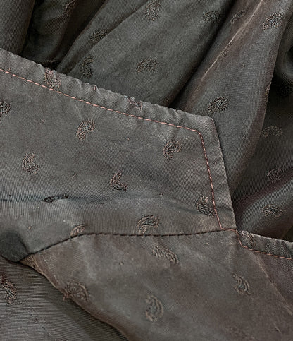 mando テーラードジャケット GARMENT DYE PAISLEY JACKET ボルドー 24AW メンズ SIZE 2 マンド