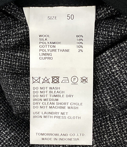 トゥモローランド 美品 カルロバルベラ テーラードジャケット 61-07-51-07703 メンズ SIZE 50 TOMORROWLAND／CARLO BARBERA
