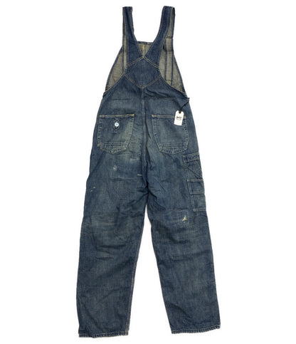 デンハム 美品 オーバーオール リペア加工 デニム メンズ SIZE S-M DENHAM