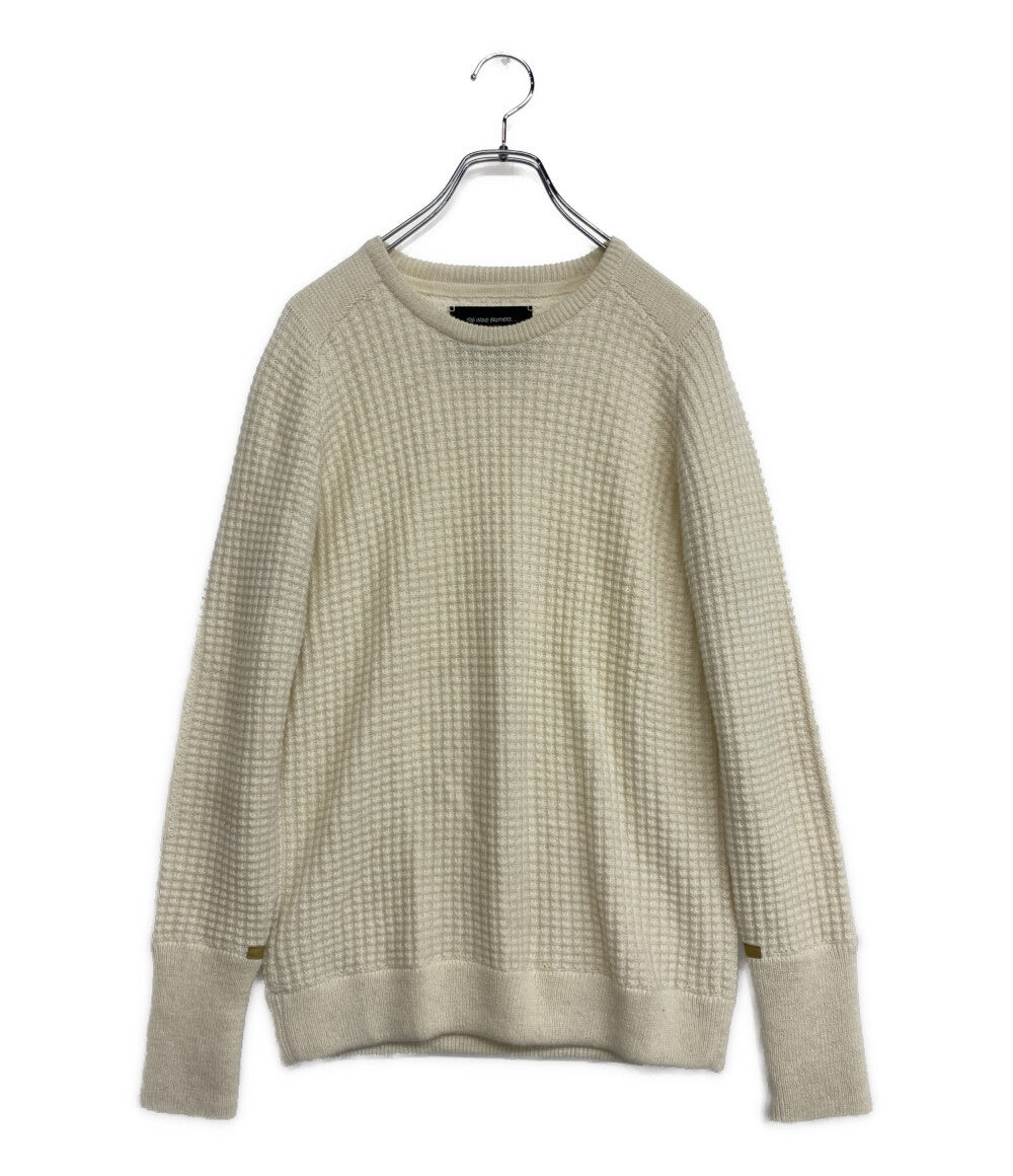 THE INOUE BROTHERS×ESTNATION ザ イノウエブラザーズ シュプリームロイヤルアルパカ クルーネックニット メンズ SIZE S エストネーション