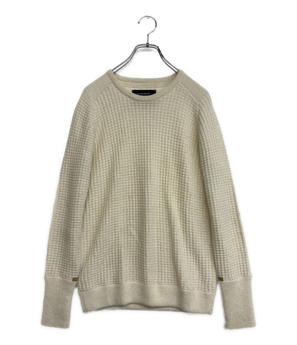 THE INOUE BROTHERS×ESTNATION ザ イノウエブラザーズ シュプリームロイヤルアルパカ クルーネックニット メンズ SIZE S エストネーション