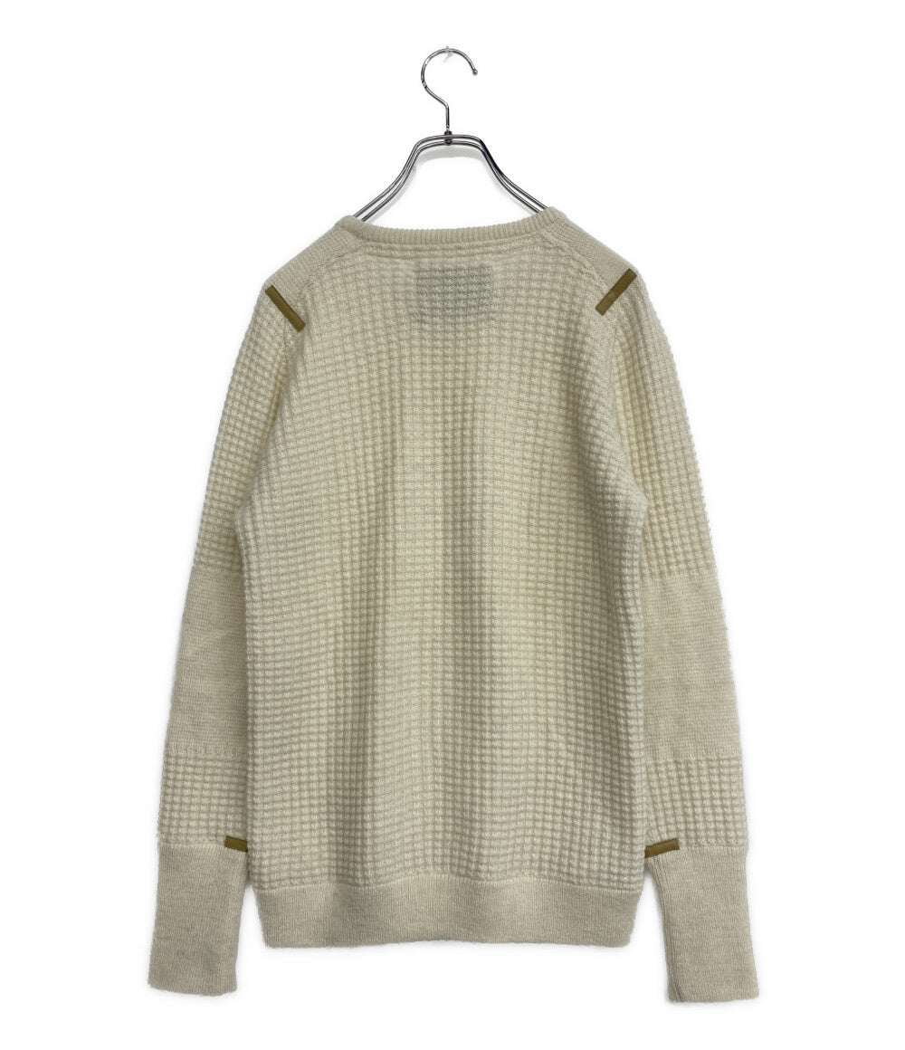 THE INOUE BROTHERS×ESTNATION ザ イノウエブラザーズ シュプリームロイヤルアルパカ クルーネックニット メンズ SIZE S エストネーション