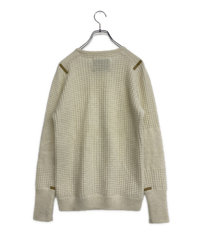 THE INOUE BROTHERS×ESTNATION ザ イノウエブラザーズ シュプリームロイヤルアルパカ クルーネックニット メンズ SIZE S エストネーション