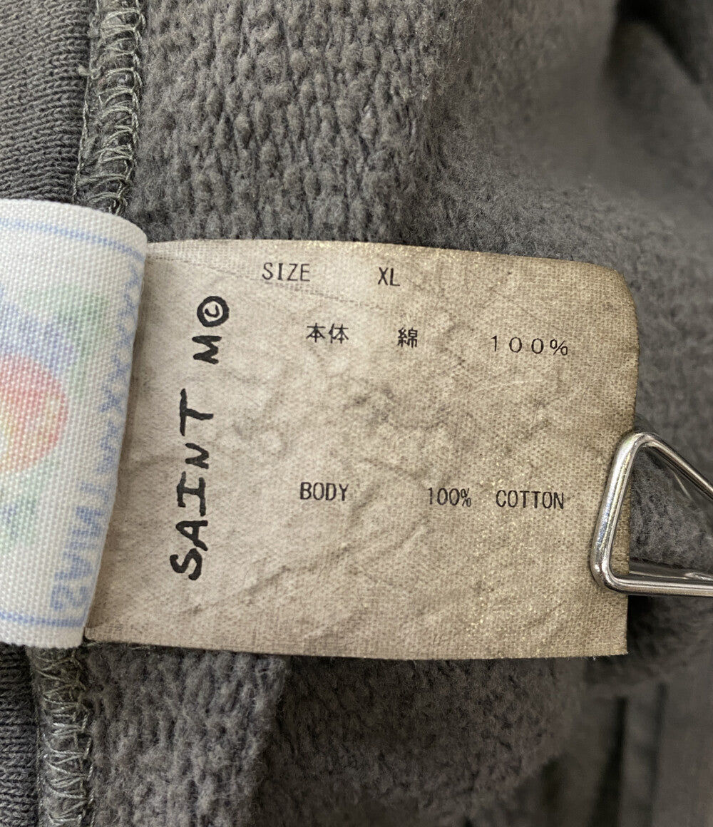 セントマイケル パーカー ZIP PARKA DAMAGE HOODIE 23AW メンズ SIZE XL SAINT MICHAEL