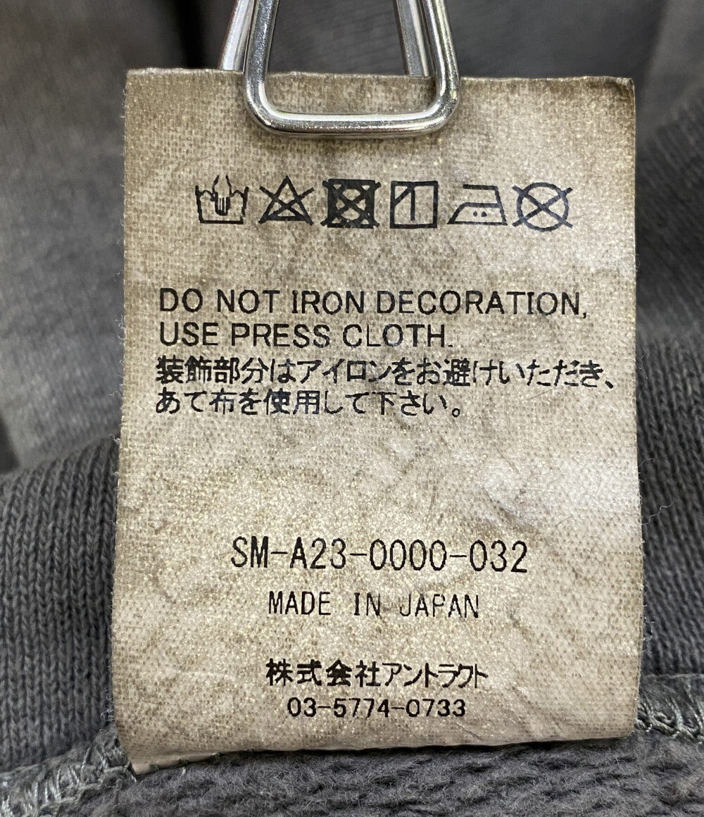 セントマイケル パーカー ZIP PARKA DAMAGE HOODIE 23AW メンズ SIZE XL SAINT MICHAEL