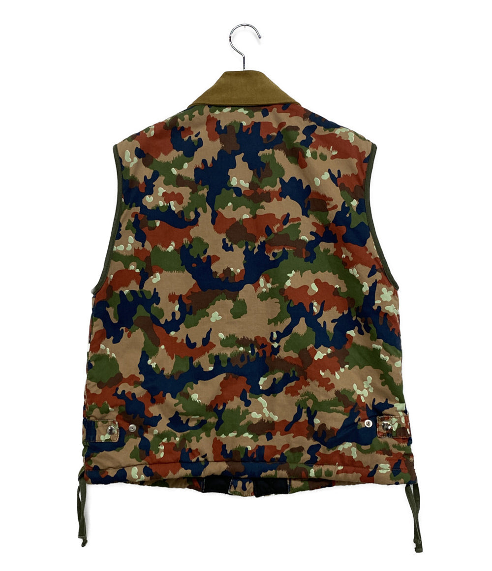 BTFL ビューティフル 迷彩レザーカラーベスト 23-06-0310-132 メンズ SIZE S