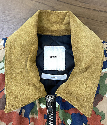 BTFL ビューティフル 迷彩レザーカラーベスト 23-06-0310-132 メンズ SIZE S