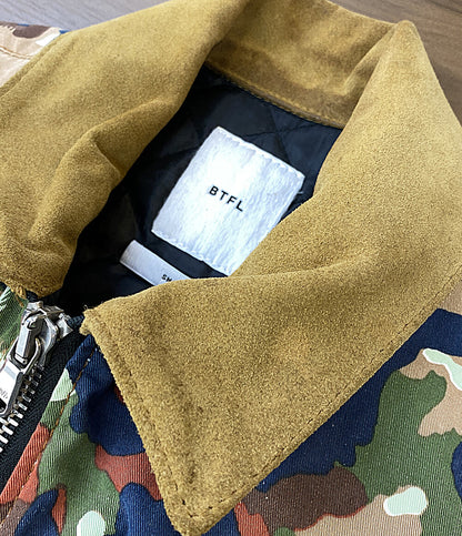 BTFL ビューティフル 迷彩レザーカラーベスト 23-06-0310-132 メンズ SIZE S