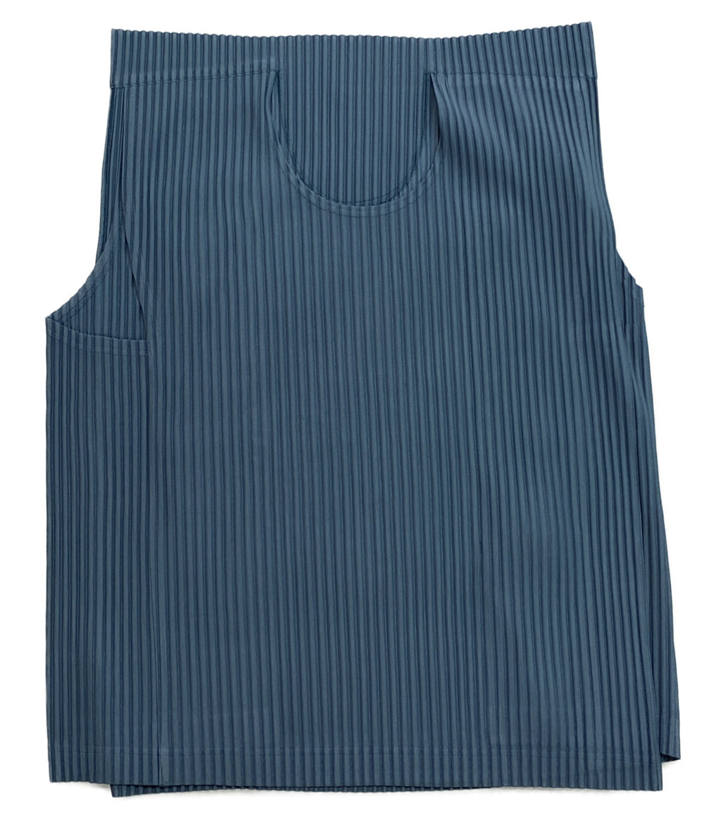 オム プリッセ イッセイミヤケ 美品 ノースリーブカットソー RECTANGLE TOP 24ss HP41JK280 メンズ SIZE 2 HOMME PLISSE ISSEY MIYAKE