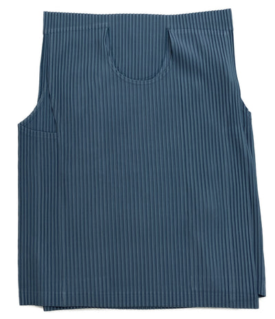 オム プリッセ イッセイミヤケ 美品 ノースリーブカットソー RECTANGLE TOP 24ss HP41JK280 メンズ SIZE 2 HOMME PLISSE ISSEY MIYAKE