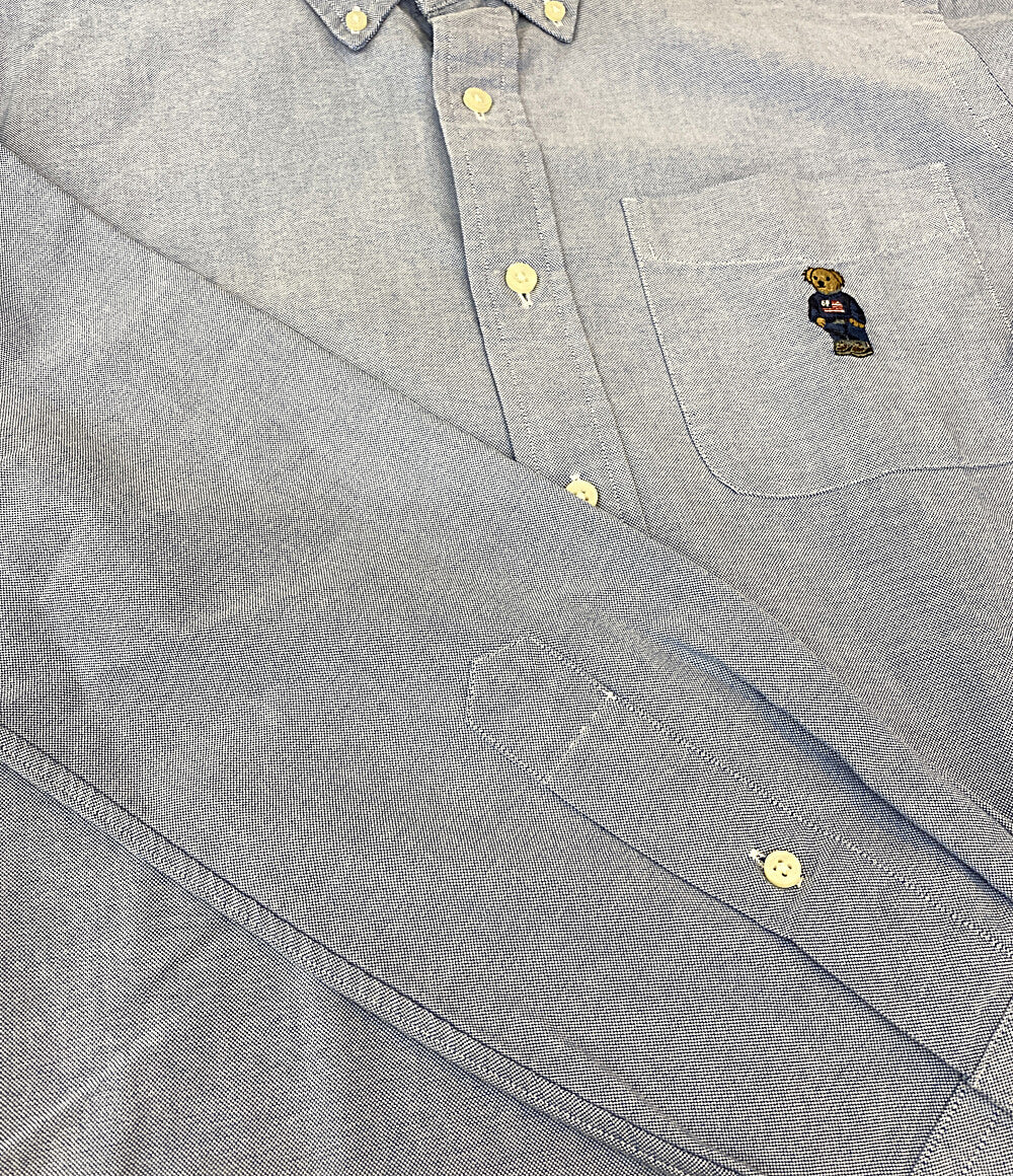 美品 POLO RALPH LAUREN 長袖シャツ CLASSIC FIT POLO ベアオックスフォード メンズ SIZE S ポロ・ラルフローレン