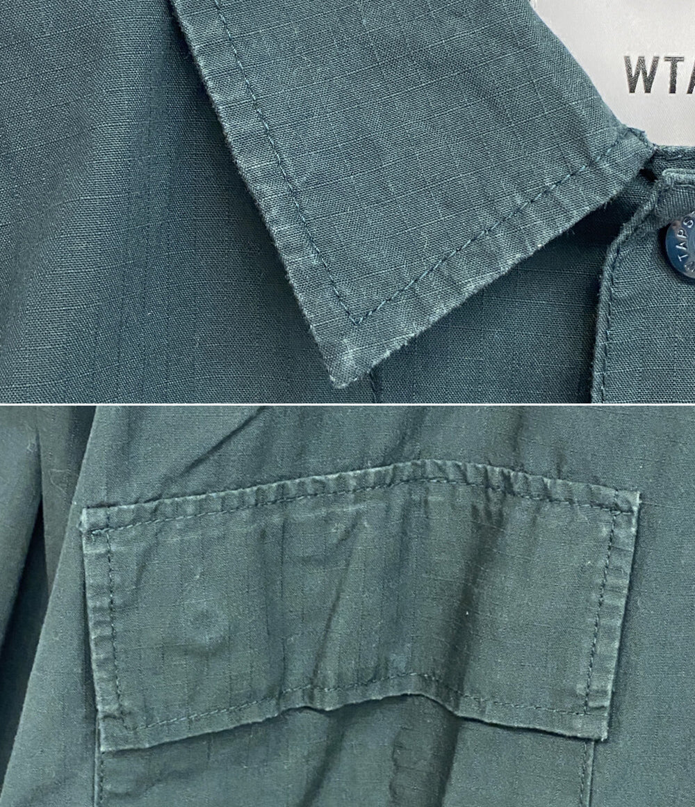 ダブルタップス 長袖シャツ リップストップジャングルシャツ 24SS メンズ SIZE 02 WTAPS