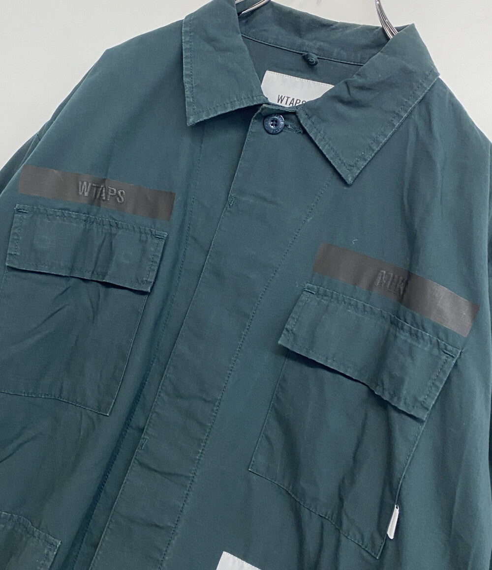 ダブルタップス 長袖シャツ リップストップジャングルシャツ 24SS メンズ SIZE 02 WTAPS