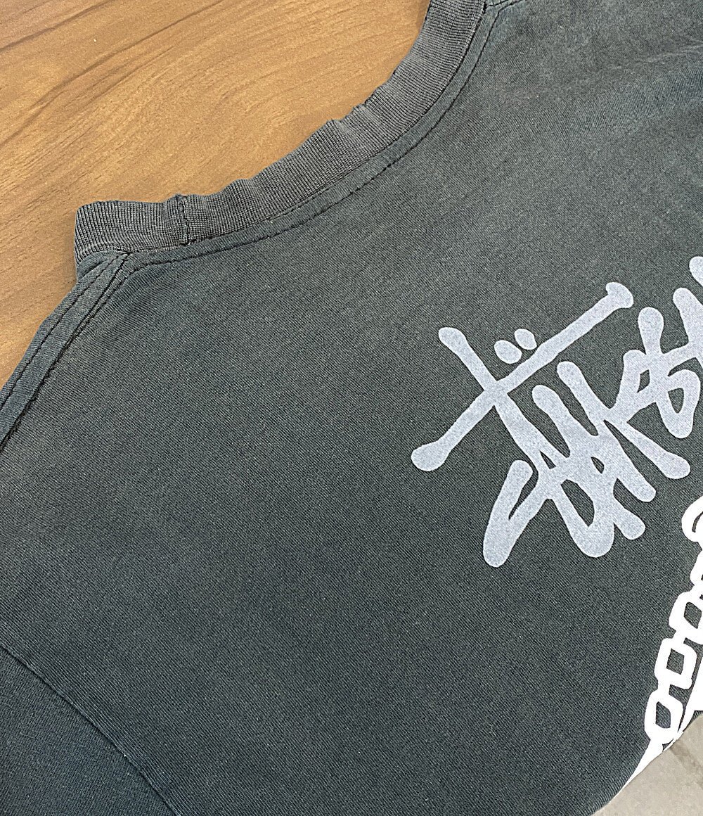 ステューシー オールド 半袖Ｔシャツ 白タグUSA製 ダブル 90S メンズ SIZE L OLD STUSSY