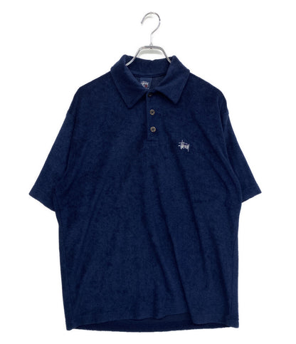 OLD STUSSY オールドステューシー 半袖ポロシャツ パイル地 90S メンズ SIZE M