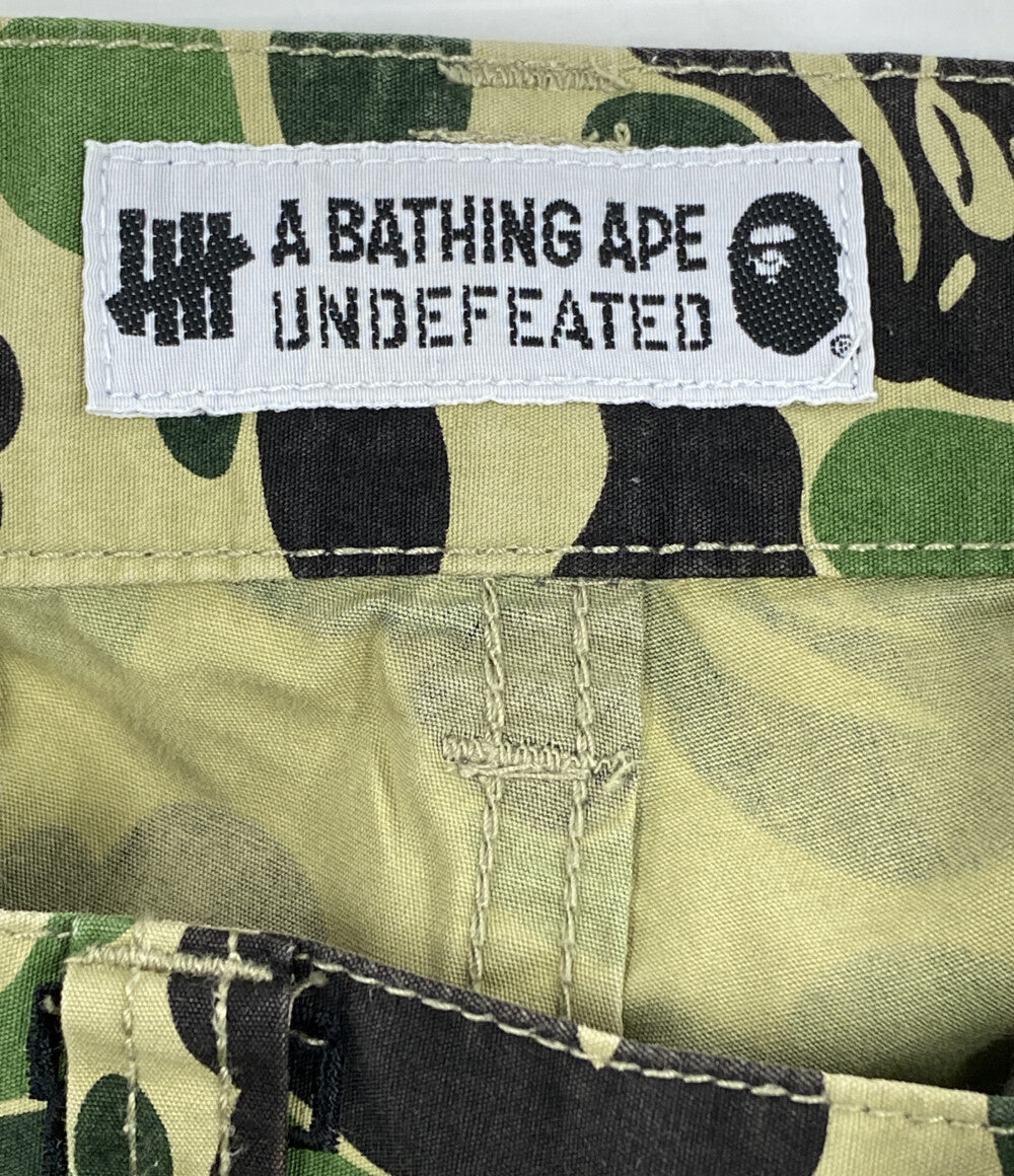 アベイシングエイプ カーゴパンツ undefeated ABC camo 6pocket メンズ SIZE S A BATHING APE