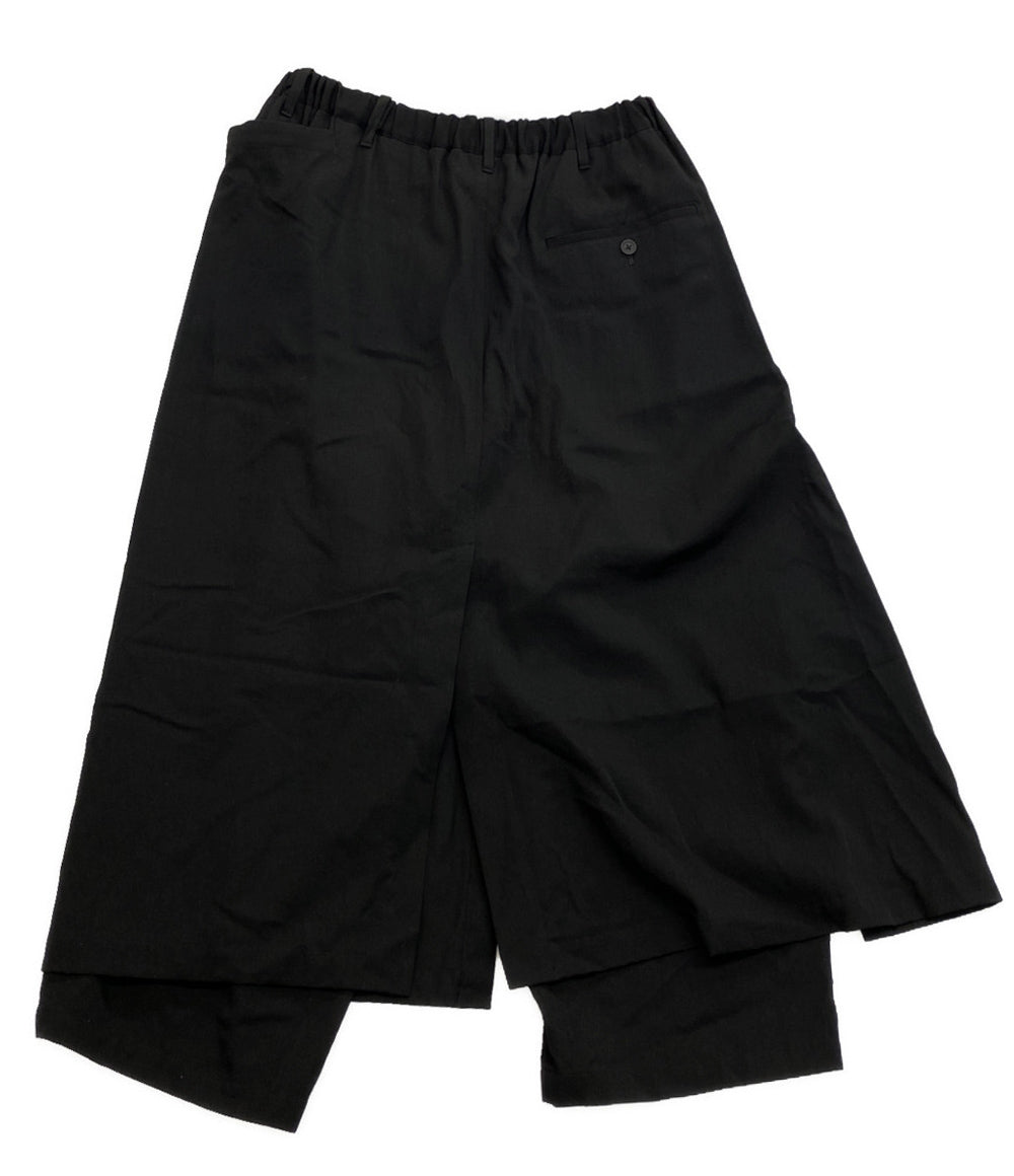 YOHJI YAMAMOTO POUR HOMME シワギャバラップパンツ 21AW HX-P22-100 メンズ SIZE 2 ヨウジヤマモトプールオム